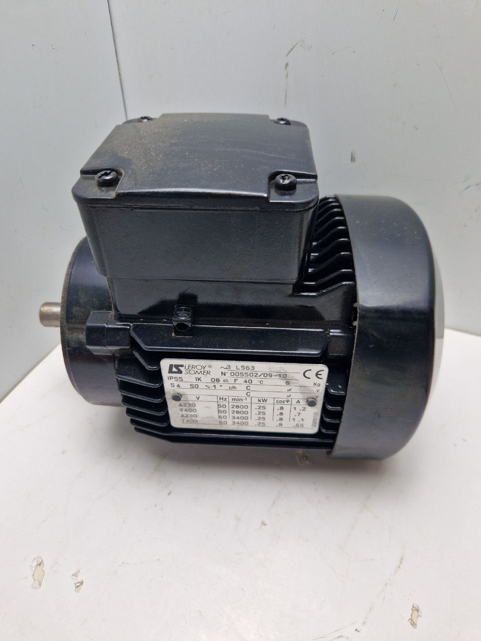 LEROY® SOMER  LS63, N°005502/09-10,  IP55 IK 06 cl. F 40 °C (Request price)